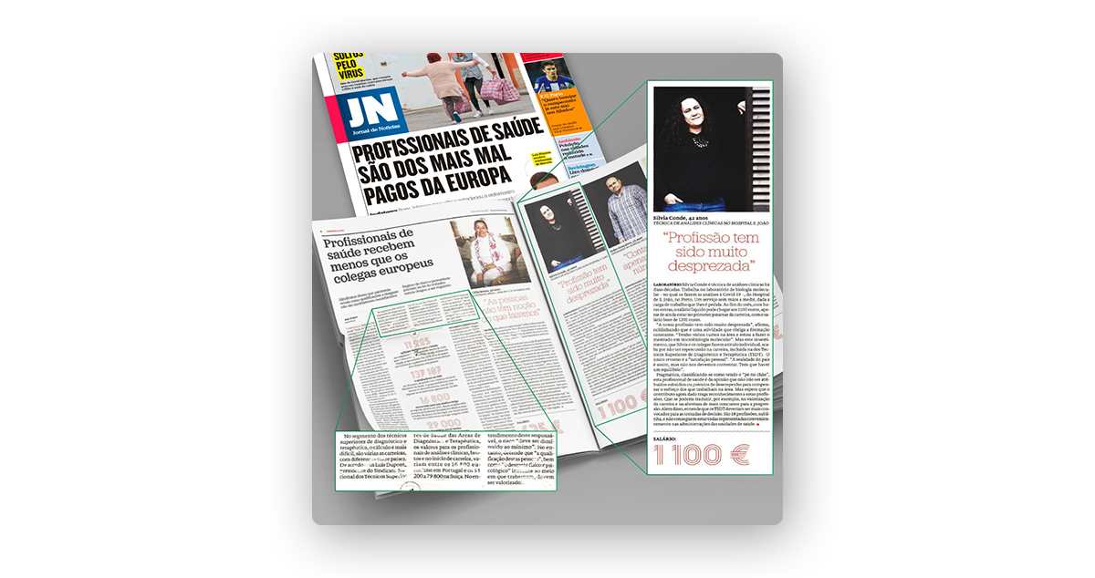 Profissionais de saúde são dos mais mal pagos da europa