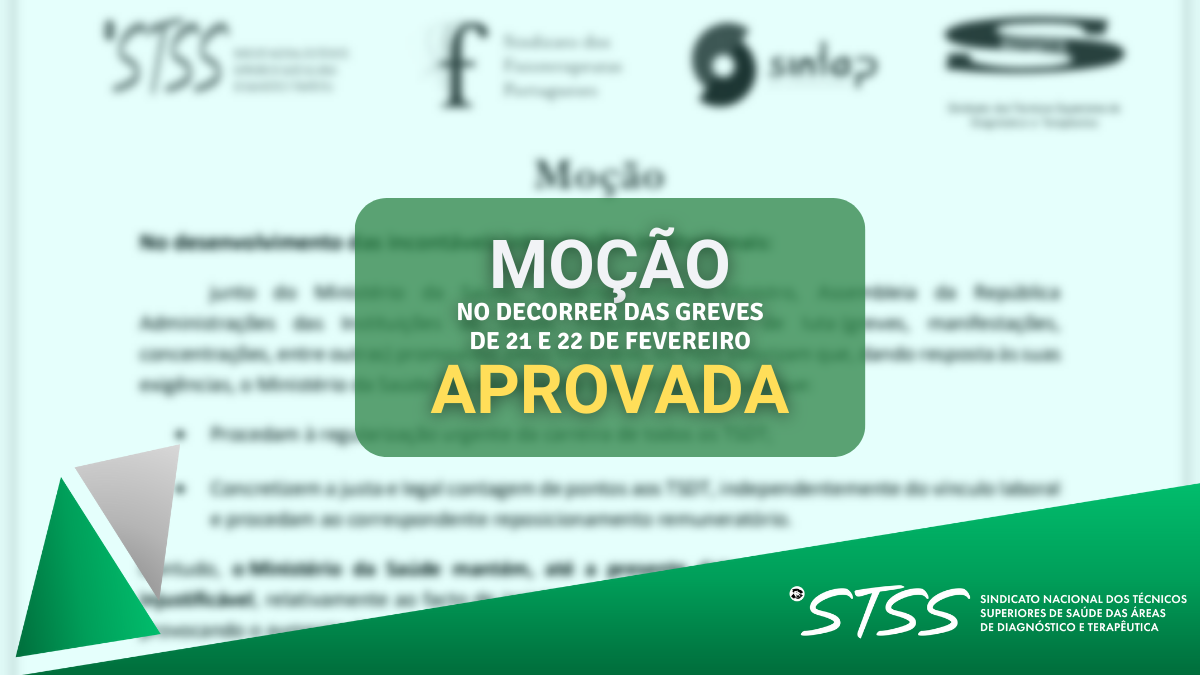 Moção Aprovada no decorrer das Greves de 21 e 22 de Fevereiro